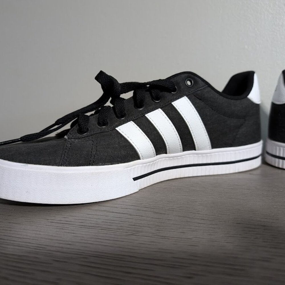 Adidas Daily 3.0 'Black White' Men's Lifestyle Skateboarding Shoes Size 9 - Picture 6 of 9